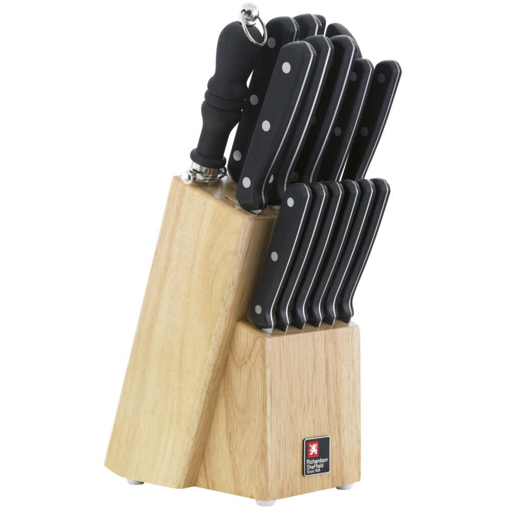 CUCINA Blocco set 15 coltelli cucina