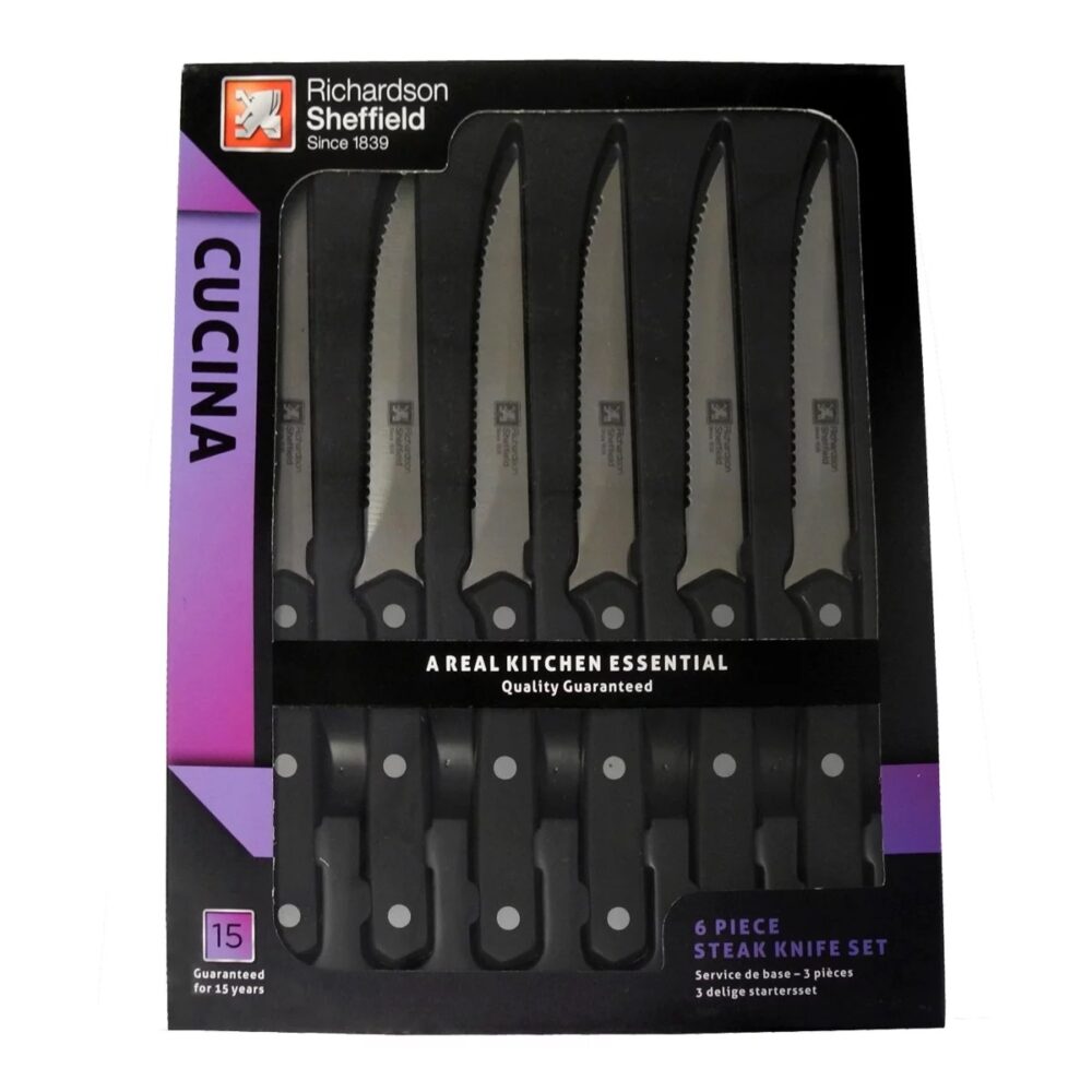 CUCINA Set 6 coltelli bistecca - Image 3