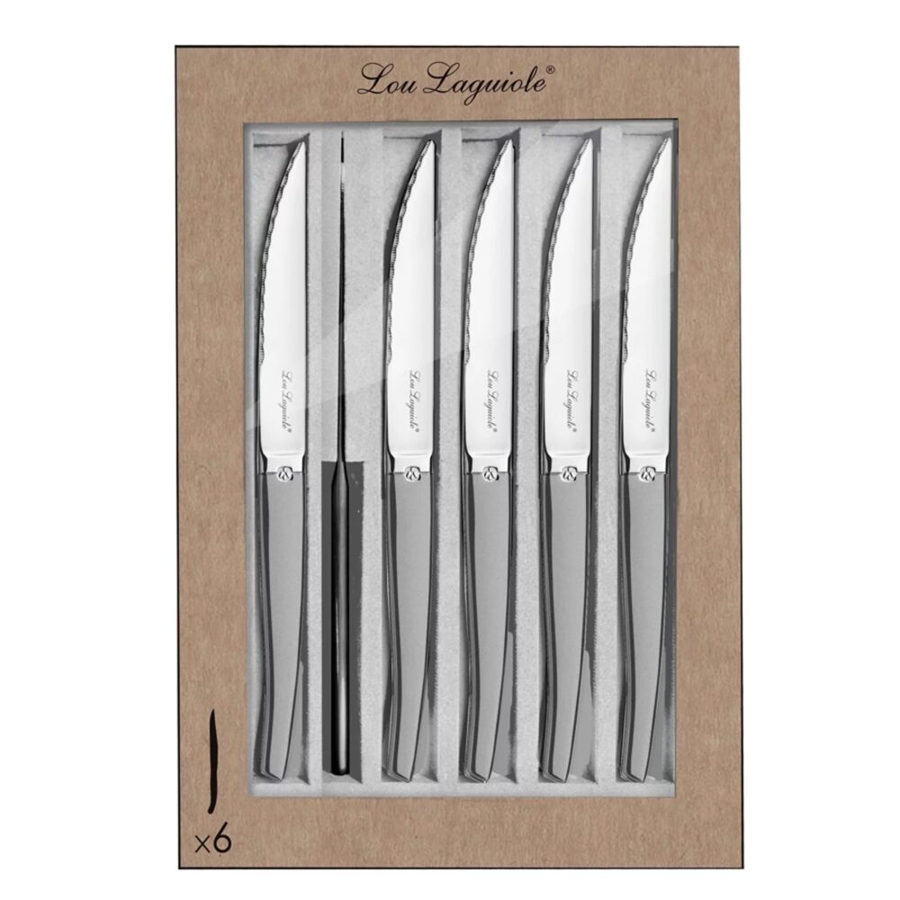 JET SATINATO Set 6 coltelli bistecca - Image 3