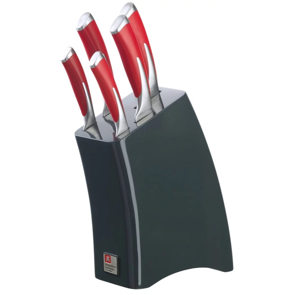KYU FIRE Blocco set 5 coltelli cucina