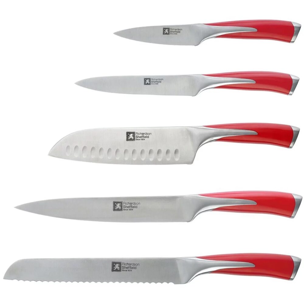 KYU FIRE Blocco set 5 coltelli cucina - immagine 2